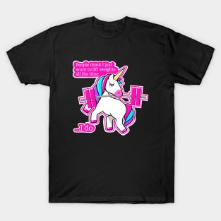 Weightlifting Unicorn / version 2 T-Shirt